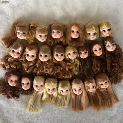 Colorful Long Hair Great for Collection & Girls Gift 23cm Licca Doll Nude Doll 