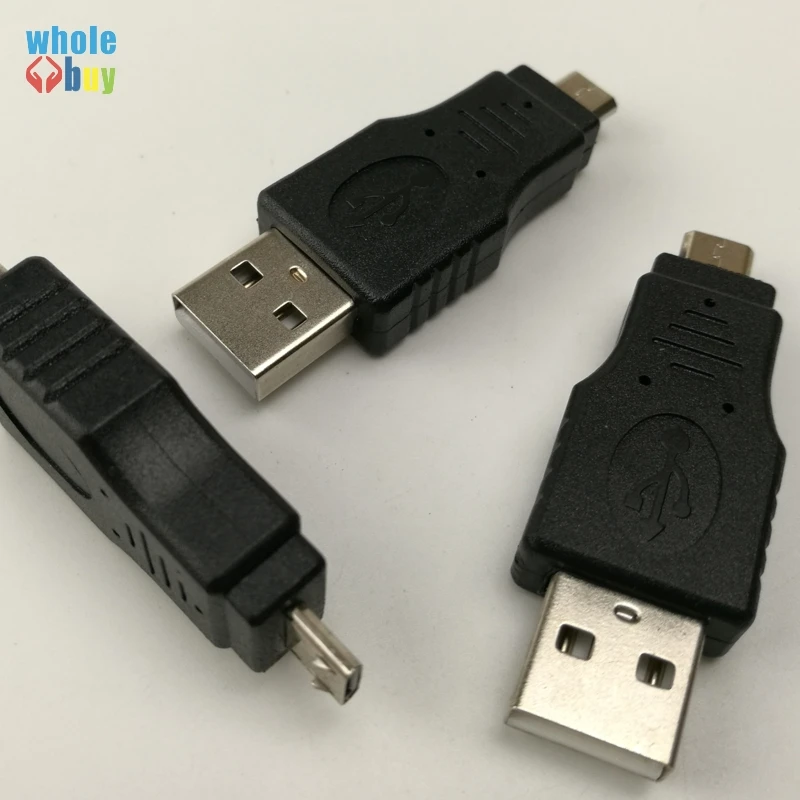 200 шт./лот USB адаптер Micro штекер на 2 0 A Разъем конвертер для Samsung HTC Huawei