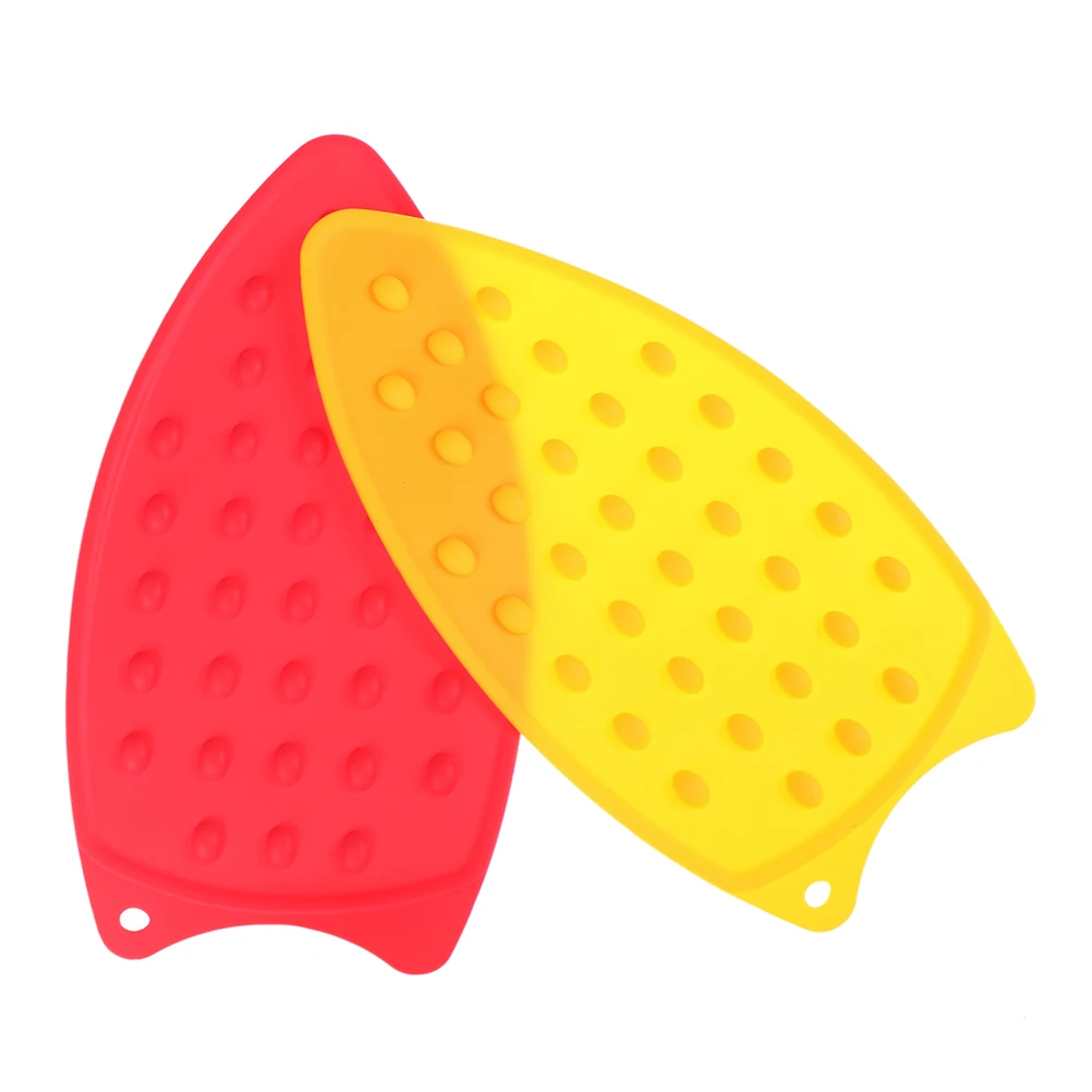 

Safe Surface Iron Stand Mat 1 Pcs High Quality Silicone Iron Hot Protection Rest Pad Mat Rest Ironing Pad Insulation Boards