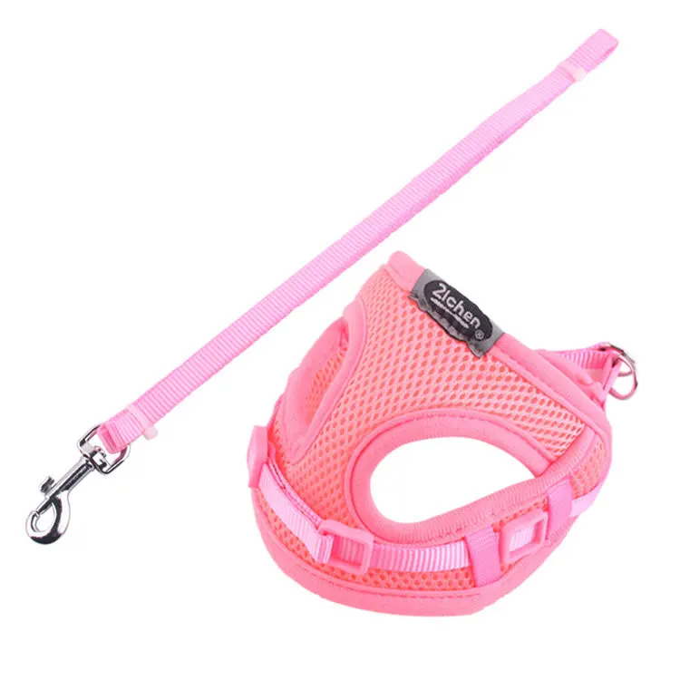 

I-shaped Pet Harness Adjustable Dog Chest Strap with Dog Traction Drawstring