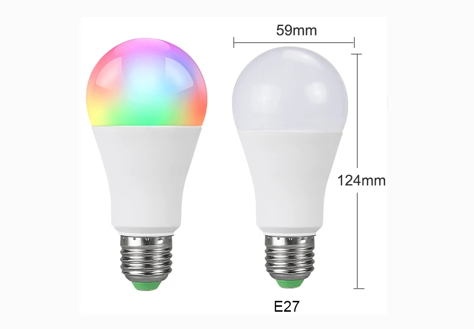 Smart Lamp Bluetooth APP Control Dimmable Night Light 85-265V E27 B22 15W 20W (2)