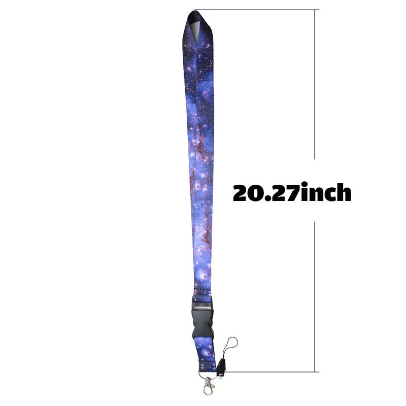 P2805 Dongmanli звездное ночное небо Талреп Бейдж ID Lanyards/веревка для мобильного телефона/брелок для ключей