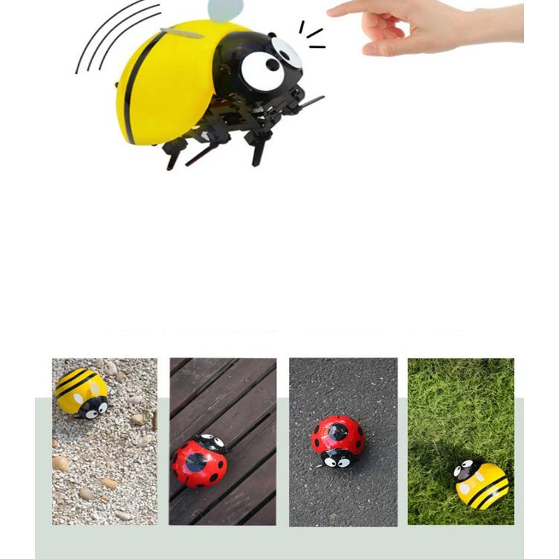 Creative Intelligent ladybug robot remote control Ladybug Funny bee Simulate toy Birthday Christmas for Children Gift 6