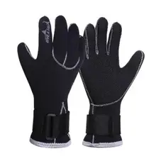 DSstyles 1 пара удобные и носимые перчатки 3 мм для дайвинга и серфинга противоскользящие гибкие термоперчатки с регулируемым поясным ремнем
