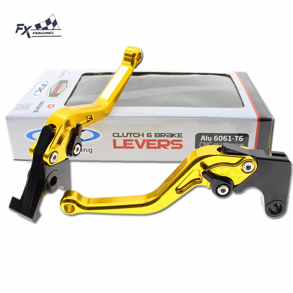 CNC Motorcycle Brake Clutch Lever Aluminum Adjustable For Kawasaki