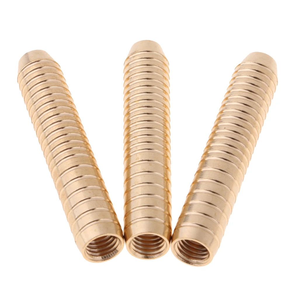3pcs/Set Brass Dart Barrels Replacement 15 Gram for Soft/Steel Tip Darts Shaft Parts Accessories