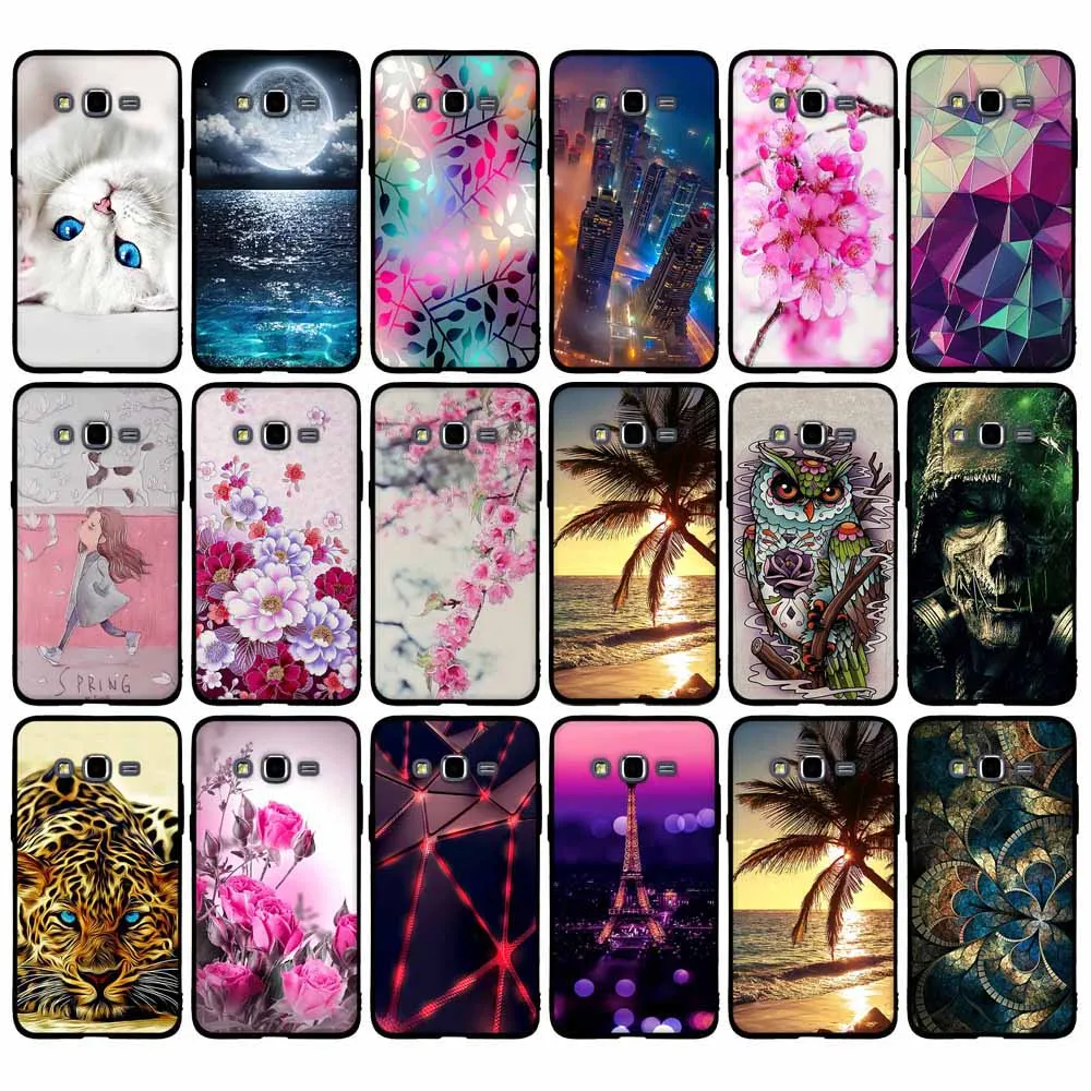Luxury Painting Case For Coque Samsung Galaxy Grand Prime Case G530 G530H G531 G531H G531F SM-G531F Phone Case Soft Rubber Cover
