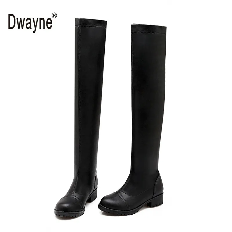 

Flexible PU boots Women Boots zapatos mujer Over-the-Knee Boots for Women Winter Boots botas femininas Winter Shoe 733-5-60