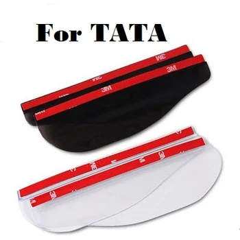 

2017 car styling Car Stickers Rearview mirror Rain Shade Rainproof eyebrow For TATA Aria Indica Indigo Nano Safari Sumo