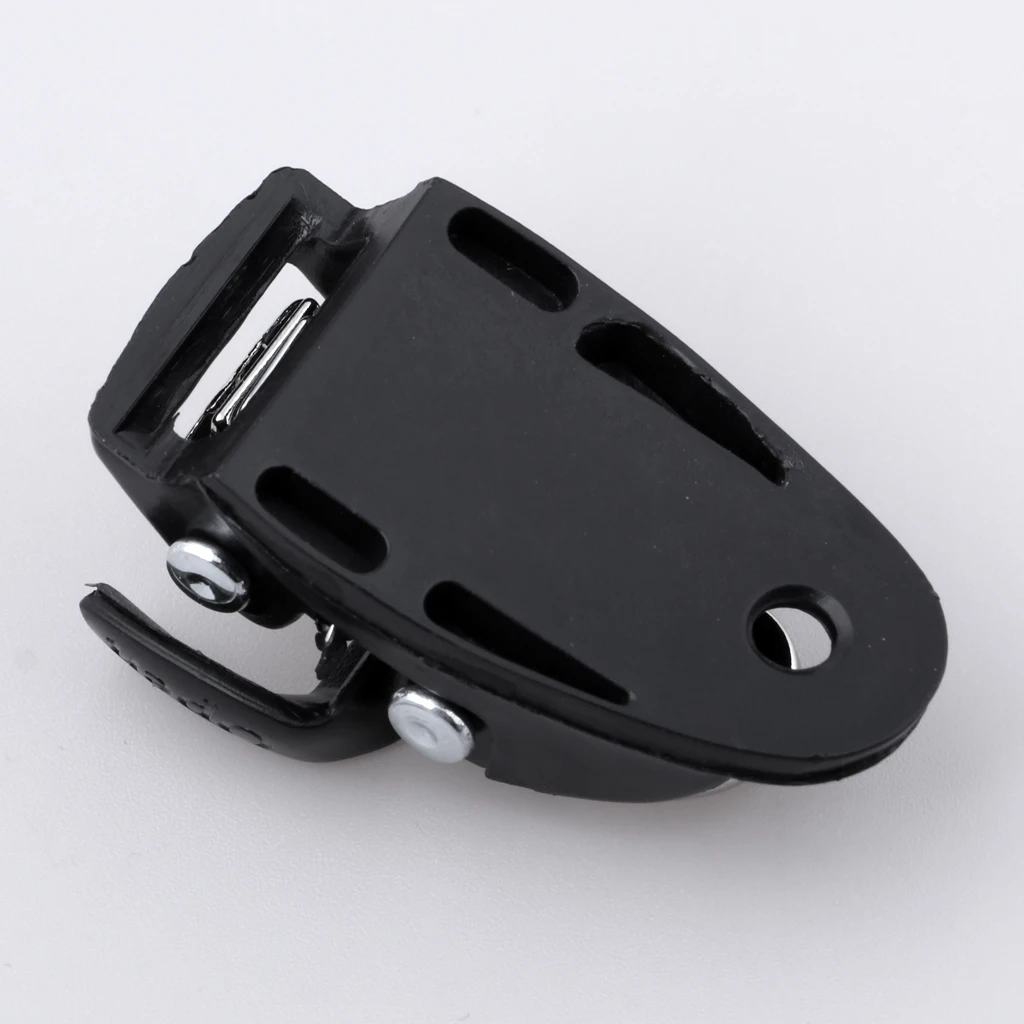 Inline Skating Spider Buckle Roller Skate Boot Clasp with Screw Nut Black