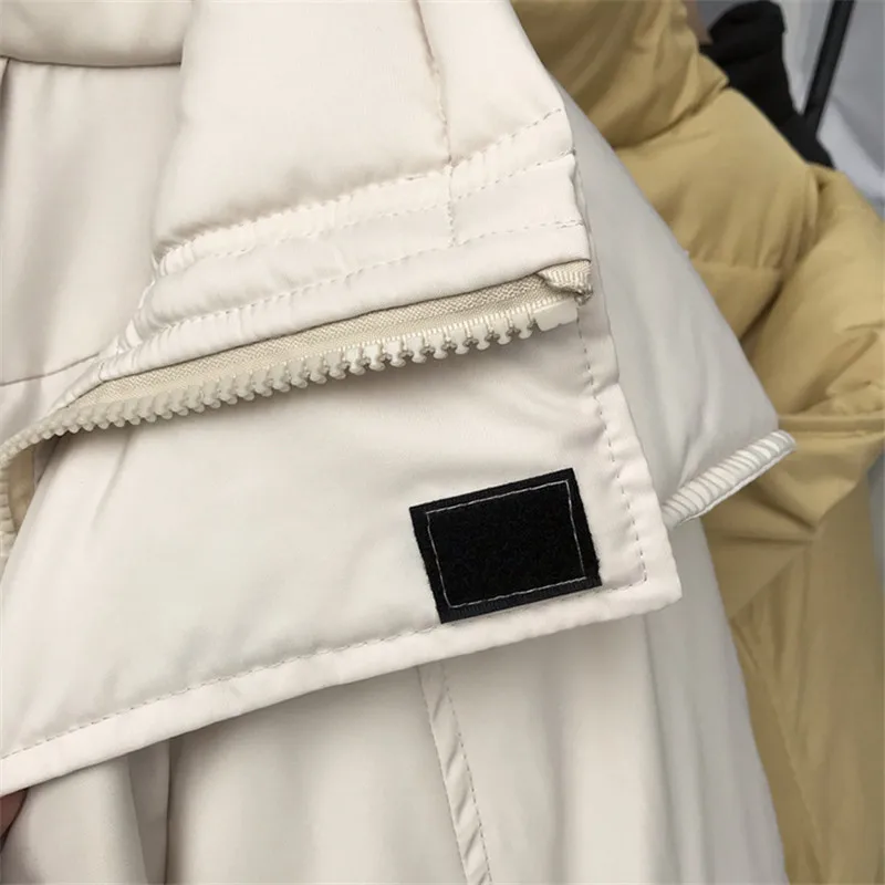Winter Cotton Thicken women Coat 2018 Woman Jackets Cotton Padded Female Safari Style Hooded Coat Warm Jackets Female Parka 3320 (33)