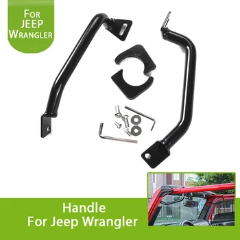 

Quality Solid Steel Retro Vintage Style Front Roof Grab Handle Bar For Jeep Wrangler 2/4Door 2007-2017 Interior Accessories