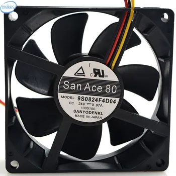 9S0824F4D04 3 Wires High End Cooling Fan DC 24V 0.07A 8025 80*80*25mm 8CM 9S0824F4D04 3 Wires High End Cooling Fan DC 24V 0.07A 8025 80*80*25mm 8CM
