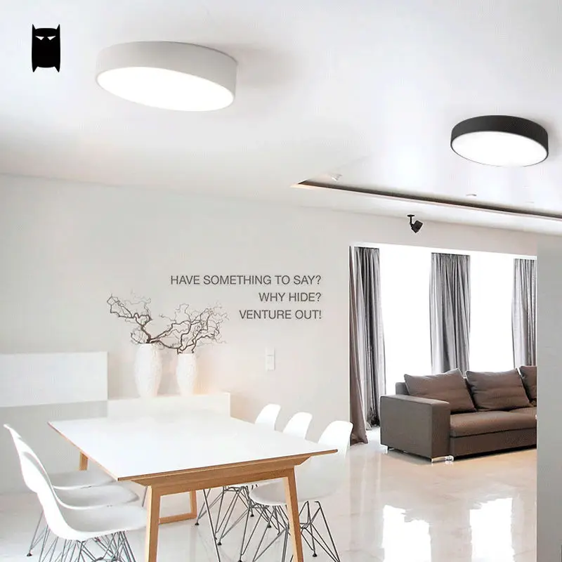 

Round Dimmable Ceiling Light Fixture Modern Nordic LED Plafon Lamp Luminaria Living Study Dining Room Bedroom Balcony Corridor