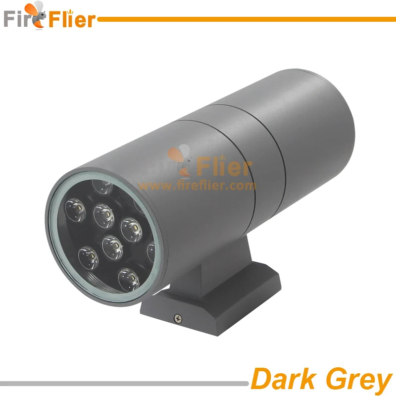 up down led wall light dark grey 1
