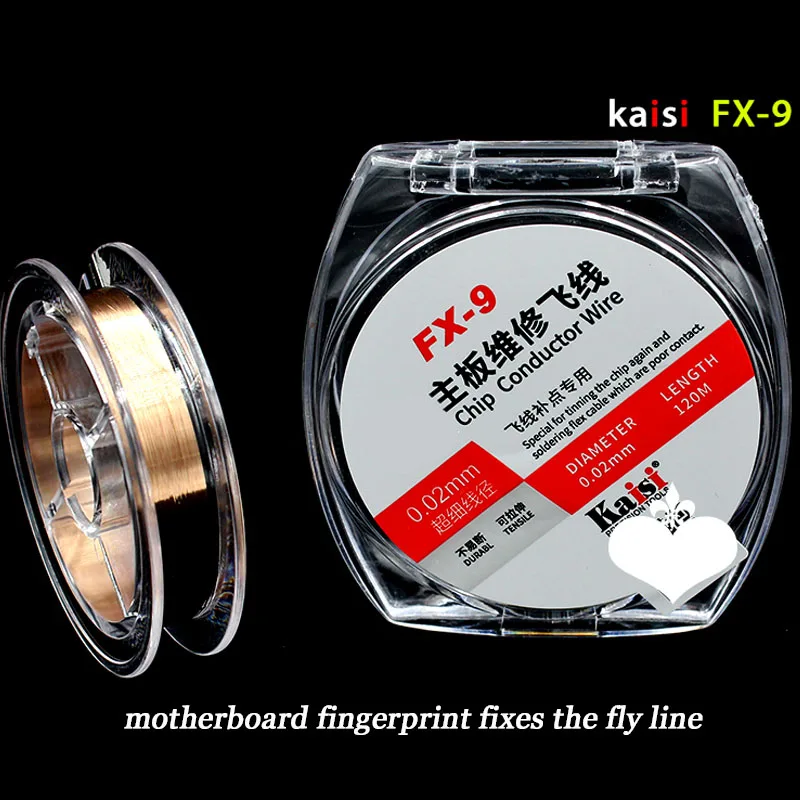 

120m Chip Conductor line for iPhone motherboard repair fly line BGA insulated Copper wire polyurethane Copper Line Soldering