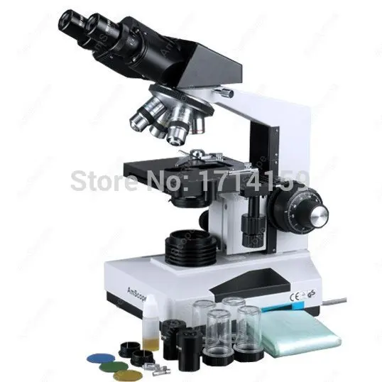 US $226.95 Medical MicroscopeAmScope Supplies Medical Lab Vet Compound Biological Microscope 40x2000x