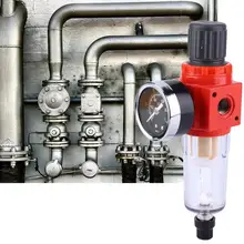 Клапан регулятора давления Пневматический воздушный компрессор регулятор давления для обработки источника манометр