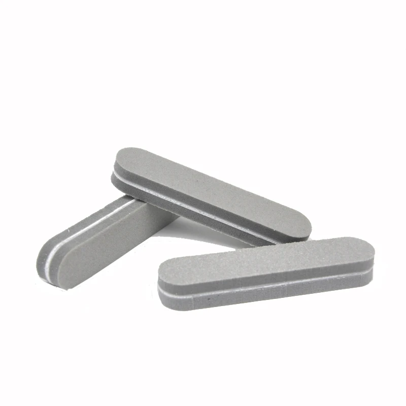 

20x Professional Sanding Nail Files 100/180 Buffer Double Side Gray Small Sponge Nail Art Care Tools High Quality lime a ongle