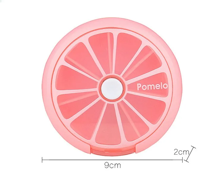 Luluhut мини уход 7 Слот таблетки медицина Витамин коробка для хранения Органайзер крышка портативный чехол таблетки Еженедельный вращающийся лекарственный маленький ящик