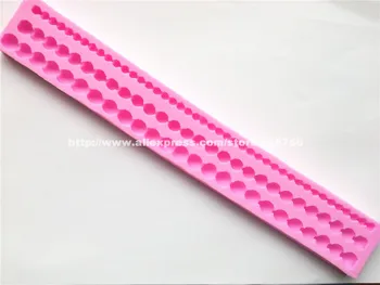 

New! Free Shipping 30cm Pearl Shaped Silicone Mold Cake Decoration Fondant Cake 3D Food Grade Silicone Mould 181