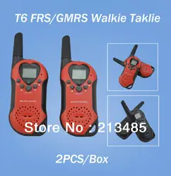 T6 FRS/GMRS иди и болтай Walkie talkie “иди и лицензии Бесплатная двухстороннее радио (8CH 446,00625 ~ 446,09375 MHz для Европы, 22CH 462,5625 ~ 462,7250 МГц для США)