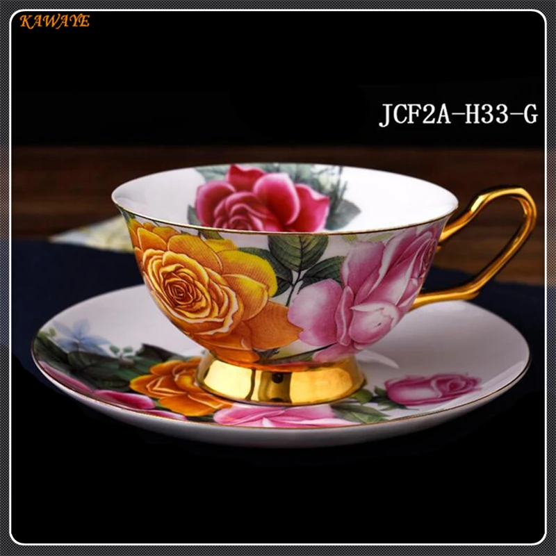 1 Набор 200 мл модная чашка для кофе с молоком и чайной тарелкой креативная роза цветок чашка короткая кофейная чашка набор и блюдце 6ZDZ489