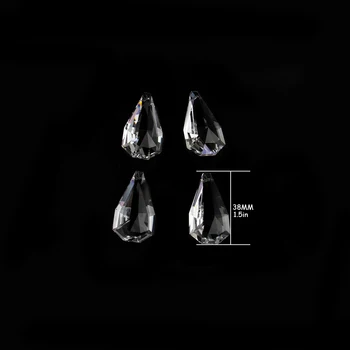 

Big Sales 38-76mm Clear Crystal Glass Drop Prism Pendant Hanging Trimming Parts Chandelier For Home Decoration Free Shipping