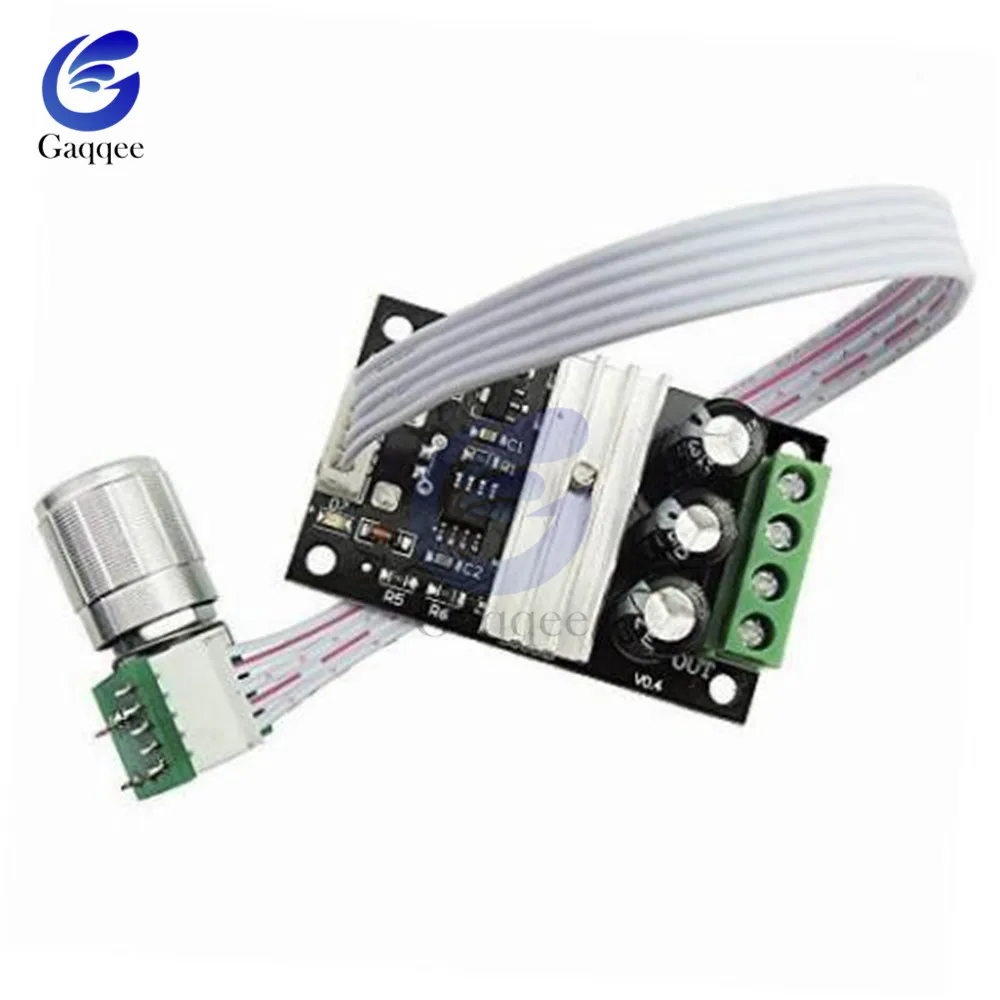 DC 12V 24V ШИМ регулятор скорости двигателя Регулируемый реверсивный модуль