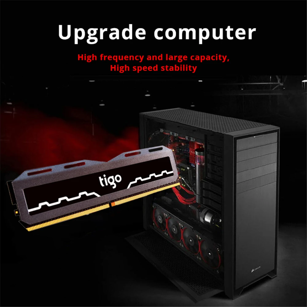 Tigo память 8 ГБ ОЗУ DDR4 для ПК, быстрая игра, стабильная память 3000 МГц, для настольного компьютера, электронная оригинальная Росомаха