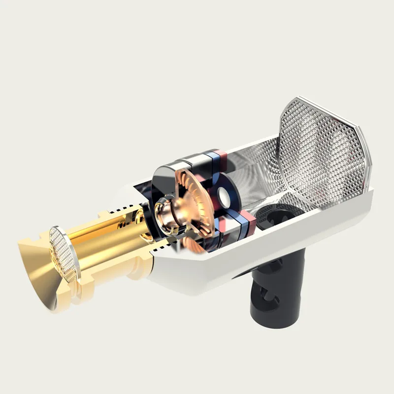 KZ ED9 в ухо супер чаша настройки насадки наушники Мониторы HiFi с микрофоном