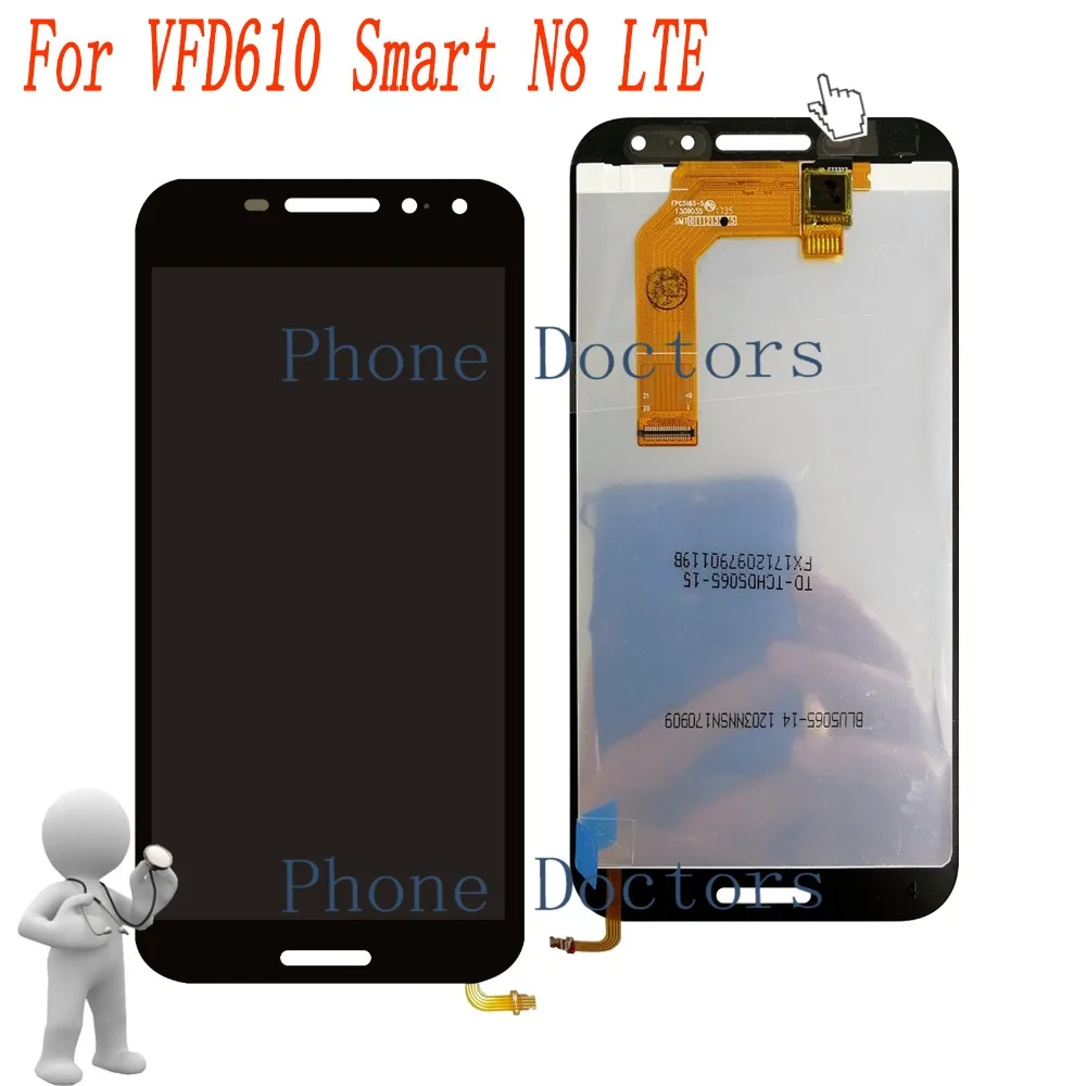 Display Lcd Completo Da 5.0 "+ Gruppo Digitalizzatore Touch Screen Per Vodafone Vfd610 Smart N8 Lte Vfd-610
