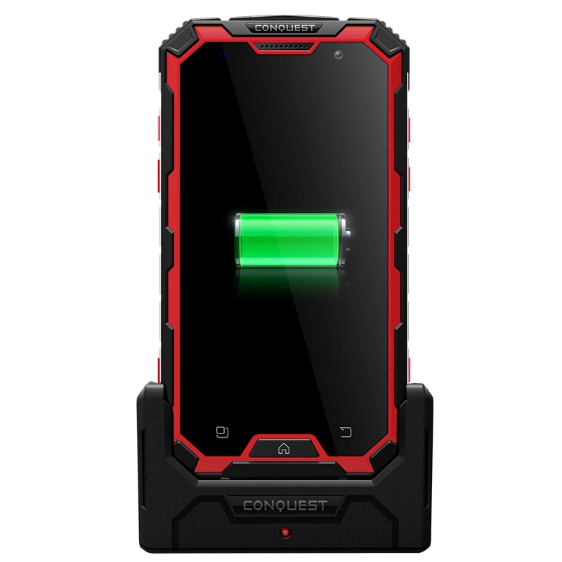 Conquest S8 PTT Walkie двусторонний смартфон MTK6753 3 ГБ 32 ГБ 5 дюймов Celular 6000 мАч Android 7,0 NFC прочный водонепроницаемый мобильный телефон