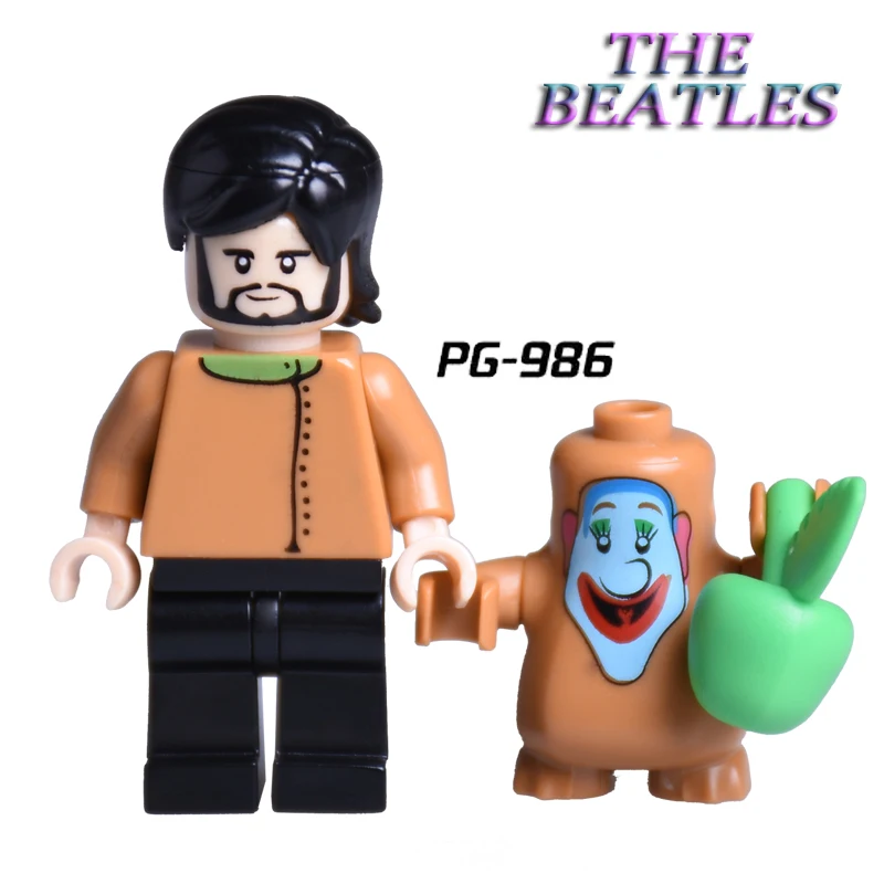 

James Paul McCartney Diy figures The Beatles Lennon Building Blocks Educational Models Bricks Super Heroes Kids DIY Toys PG986