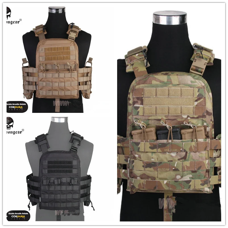 

Emerson Hunting Tactical Vest Airsoft Combat EMERSON CP Style Cherry Plate Carrier NCPC VEST MultiCam Highlander Mandrake