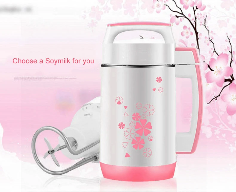 JIQI Multifunction Soymilk Machine 1.2L Мини нержавеющая сталь Soya-bean соковыжималка, комбайн блендер Овощной Миксер для фруктов производитель соевого молока