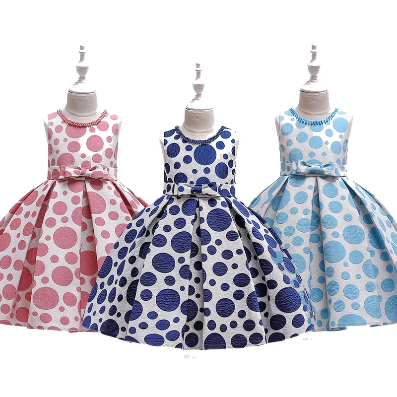 

2019 Kids Girl Wedding Flower Girls Dress Princess Party Pageant Formal Dress Prom Little Baby Girl Birthday Dress 4 5 6 8 10 T