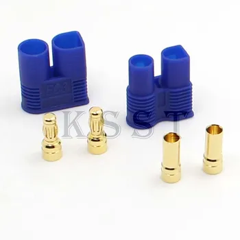 

10 Pairs Male Female EC3 3mm Type Battery Connector Gold Bullet Plug