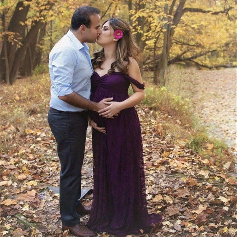 2018 Sexy Pregnancy Dress Photography Lace Fancy Maternity Dresses For Photo Shoot Off Shoulder Maxi Maternity Gown Photo Prop 2018 Sexy Pregnancy Dress Photography Lace Fancy Maternity Dresses For Photo Shoot Off Shoulder Maxi Maternity Gown Photo Prop