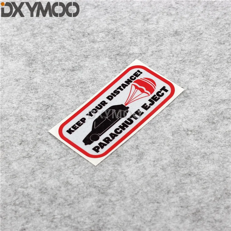 

Motorcycle Bike Guitar Sticker Warning KEEP YOUR DISTANCE Eject Car Styling Motocross Helmet Decal