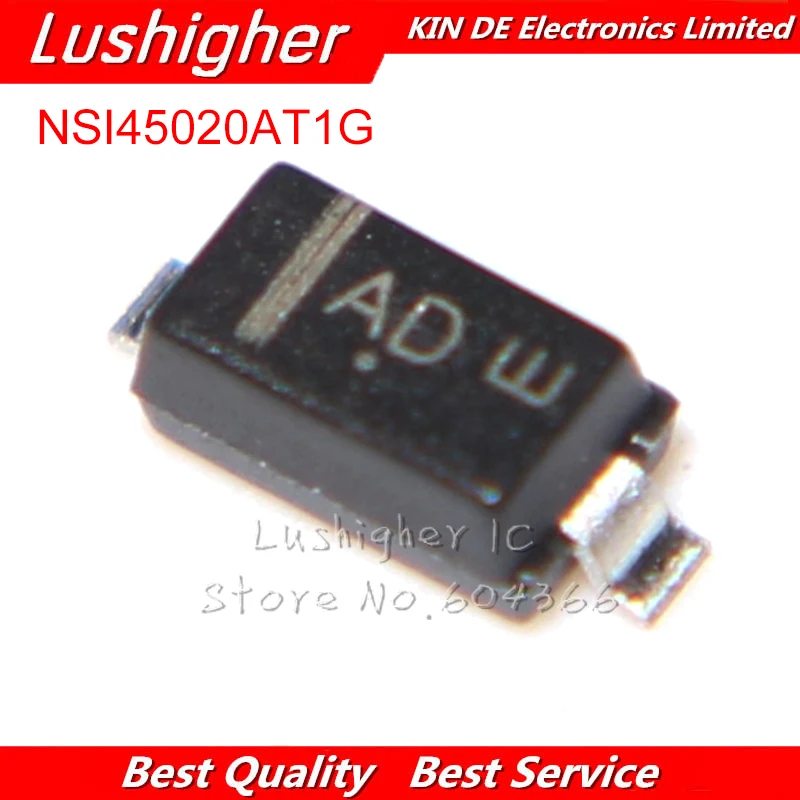 10 шт. NSI45020AT1G SOD 123 NSI45020 AD SOD123 SMD|Интегральные схемы| | АлиЭкспресс