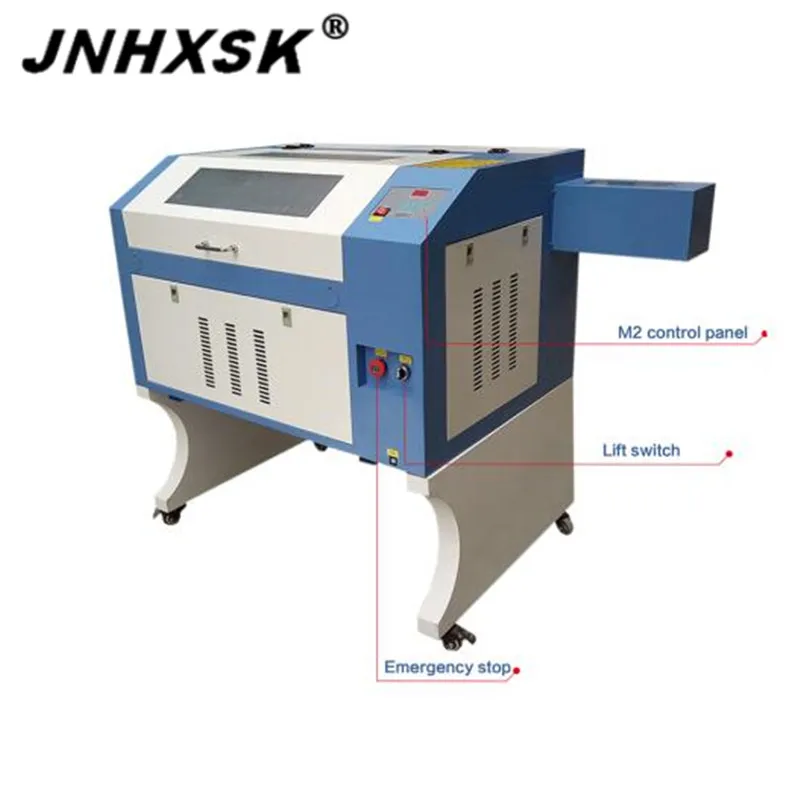 JNHXSK 50W laser engraving cutting honeycomb working table 400x600mm for Acrylic Leather Crystal Glass Paper Rubber plastic | Инструменты