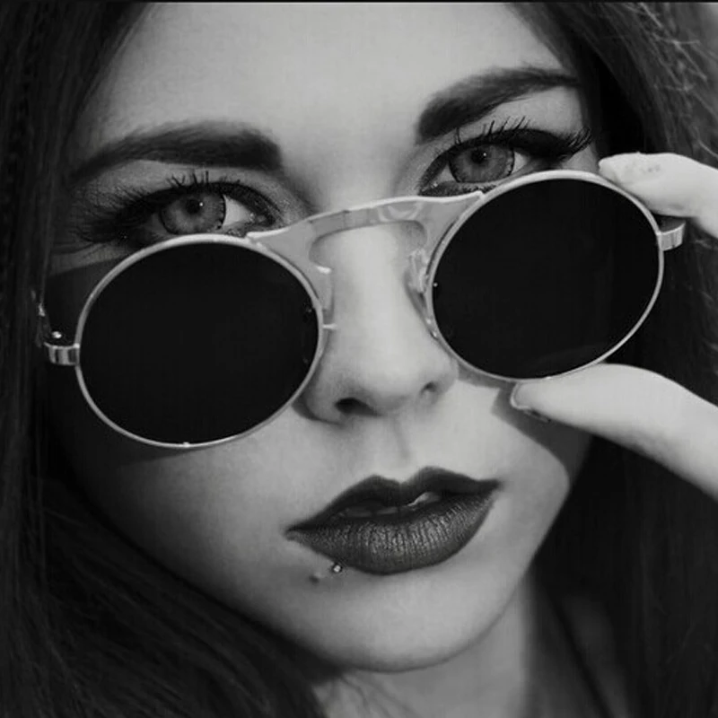 VINTAGE-STEAMPUNK-Sunglasses-round-Designer-steam-punk-Metal-OCULOS-de-sol-women-COATING-SUNGLASSES-Men-Retro (1)