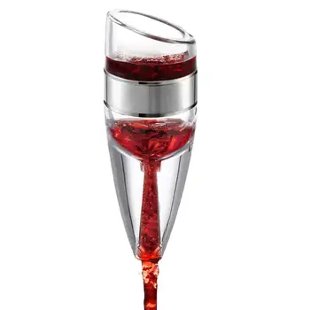 

Red Wine Aerator Decanter Barware Tool Quick Filter Magic Stand Set Essential Transparent Wine Filter Sulfite Remover Decanters