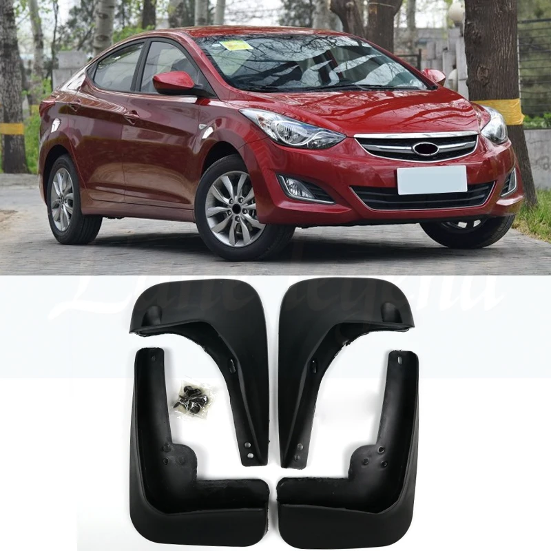 

OE Styled Molded Mud Flaps For Hyundai Elantra MD 2011 - 2016 Mudflaps Splash Guards Mudguards Styling 2012 2013 2014 2015 Sedan