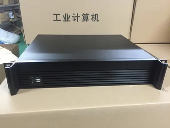 

2U350L Rack type aluminium panel computer chassis spot black panel Other colors need to be ordered