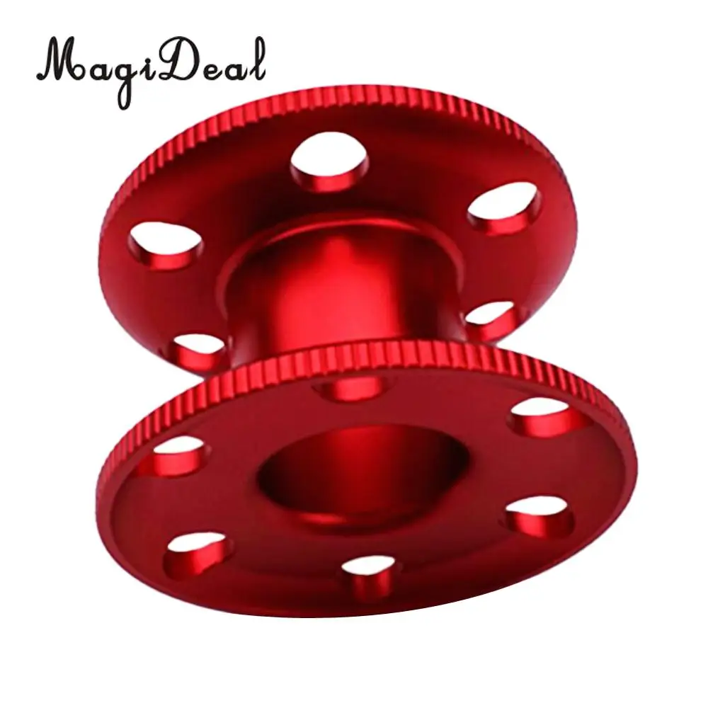 Ultra-light Aluminum Alloy Scuba Diving Finger Spool Dive Reel Guide Line Spool Snorkeling Gear Accessories - Red