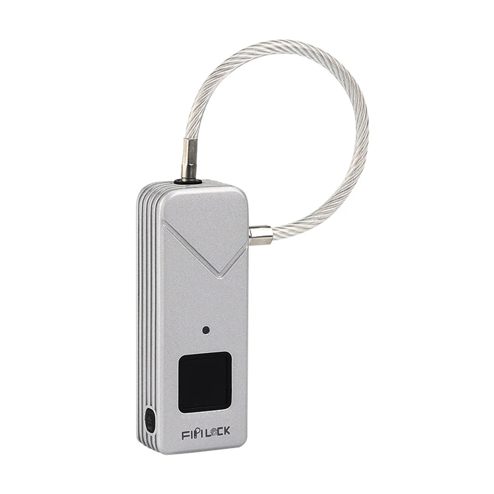 

1s to unlock Fingerprint lock Metal Waterproof Suitable For Support USB Charging