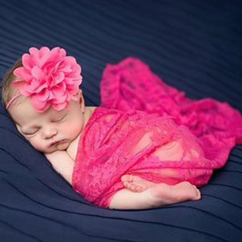 Buy Embroidery Lace Baby Photography Props Newborn