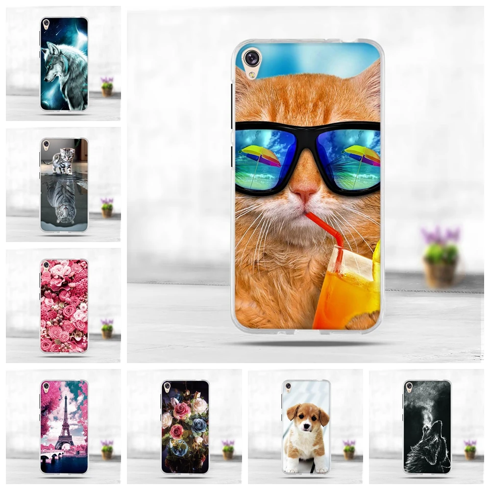 Роскошный 3D Мягкий силиконовый чехол из ТПУ для Asus Zenfone Live ZB501KL с милым животным